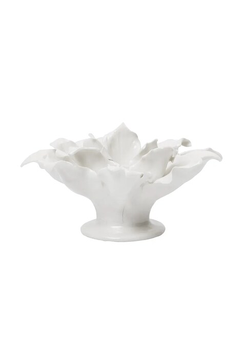 Ferm Living Świecznik świąteczny z ceramiki szkliwionej Holly Leaf 1104274440