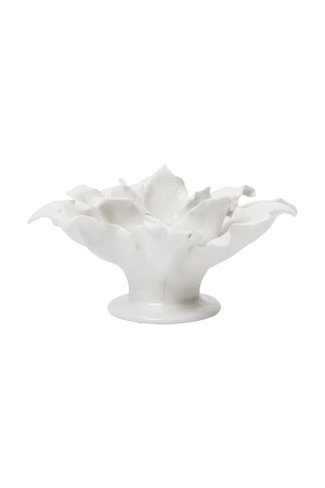 Ferm Living Świecznik świąteczny z ceramiki szkliwionej Holly Leaf 1104274440