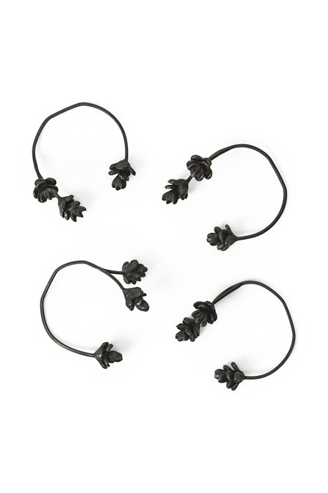 Ferm Living Zestaw obrączek do serwetek świąteczny mosiężny 4-pack 1104267412