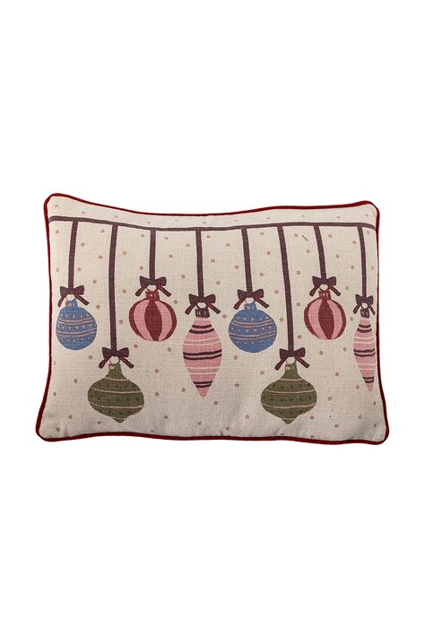 Bloomingville Poduszka świąteczna bawełniana Ornamentia 50 x 35 cm 82063302