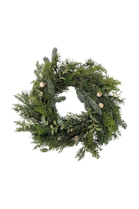 Bloomingville Wieniec świąteczny z tworzywa sztucznego Pine 65 cm 82072981