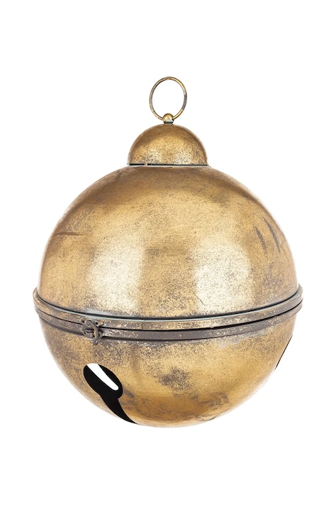 Dekoracja świąteczna z metalu postarzanego 54 x 41 x 41 cm 172926
