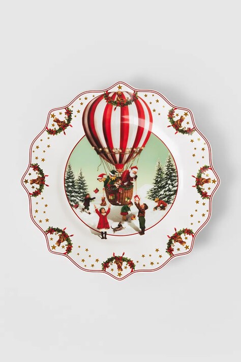 Villeroy & Boch Talerz świąteczny z porcelany Annual Christmas Edition 23,5 cm 14-8626-2651