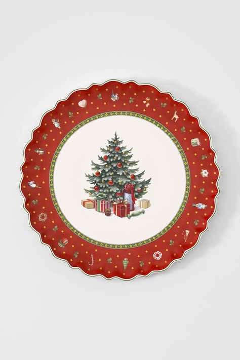 Villeroy & Boch Talerz świąteczny z porcelany Toy's Delight 33 cm 14-8585-2200