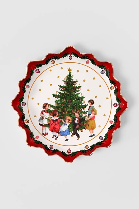 Villeroy & Boch Talerz świąteczny z porcelany Toy's Fantasy 39 cm 14-8332-2281