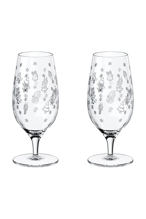 Villeroy & Boch Zestaw kieliszków świątecznych do piwa ze szkła kryształowego Toy's Delight 11-3776-8160