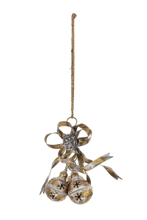 Zawieszka świąteczna z metalu 30 x 25 x 15 cm 168437