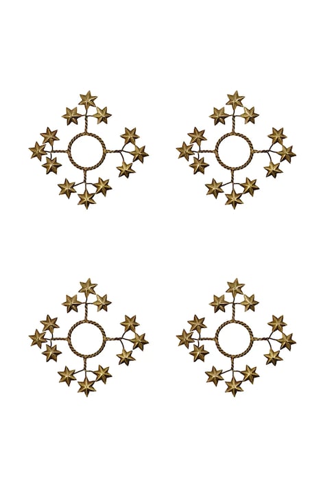 House Doctor Zestaw świeczników świątecznych 4-pack 9 x 9 cm 900002576