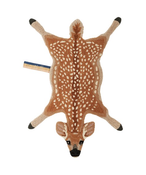 Doing Goods dywan wełniany Francis Fawn S kolor pomarańczowy