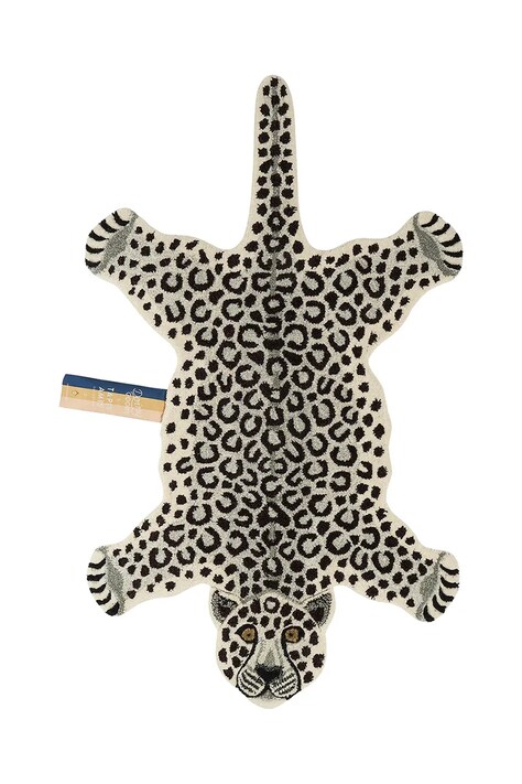 Doing Goods dywan wełniany Snowy Tiger 150 x 90 x 2 cm kolor multicolor