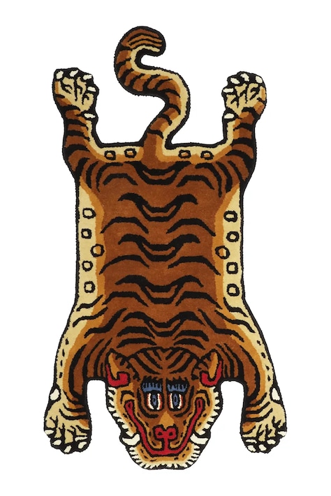Bongusta dywan wełniany Tiger 50 x 85 cm kolor multicolor