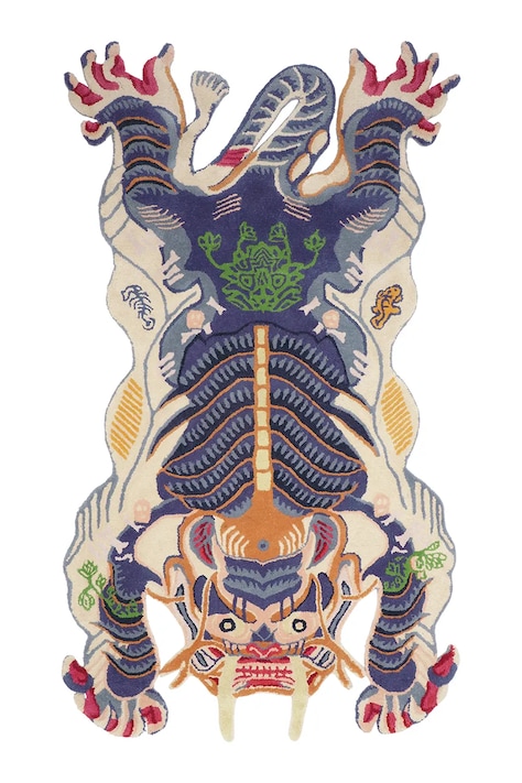 Bongusta dywan wełniany Dragon 110 x 200 cm kolor multicolor