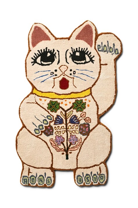 Bongusta dywan wełniany Lucky 60 x 100 cm kolor multicolor