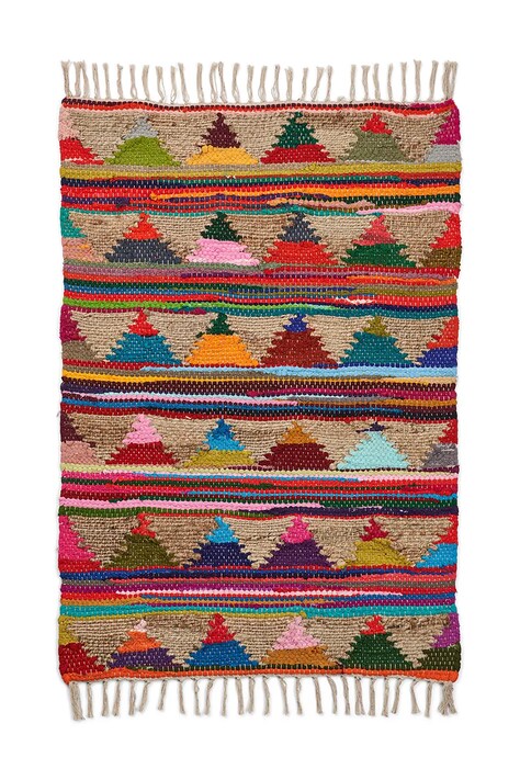 Bongusta dywan z jutą Pyramid Chindi 60 x 90 cm kolor multicolor