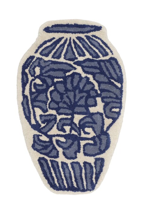 Bongusta dywanik wełniany Ming Vase 36 x 58 cm kolor multicolor