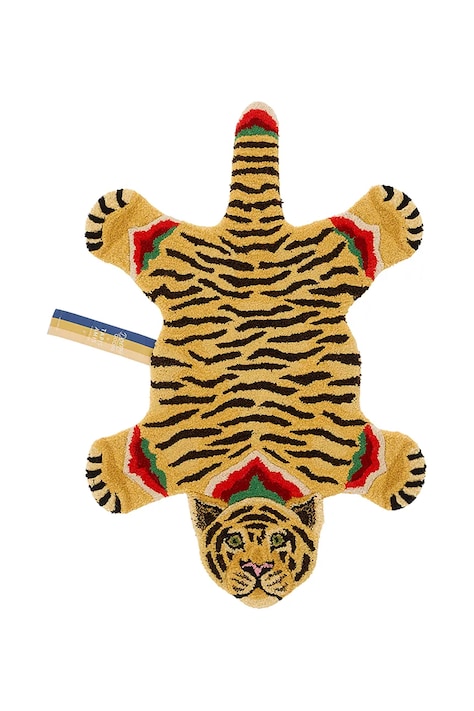 Doing Goods dywanik ozdobny wełniany 92 x 62 x 2 cm 1.45.10.097.710.3