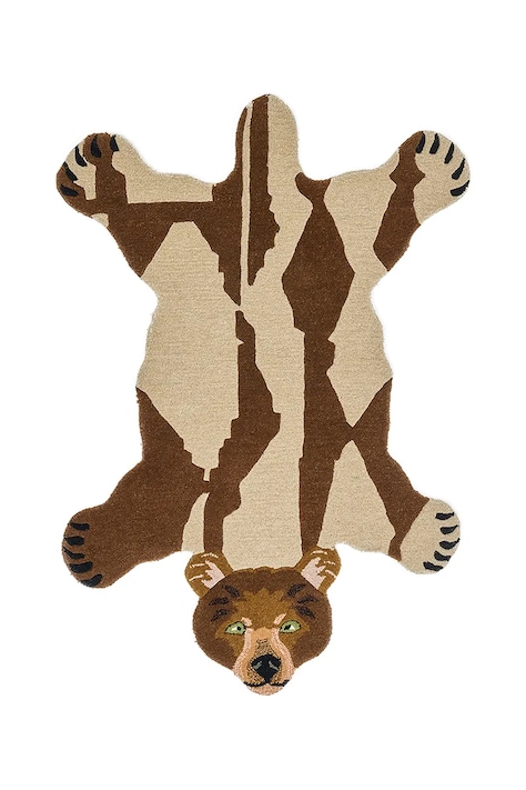 Doing Goods dywan ozdobny wełniany 145 x 97 x 2 cm 1.45.10.109.700.5