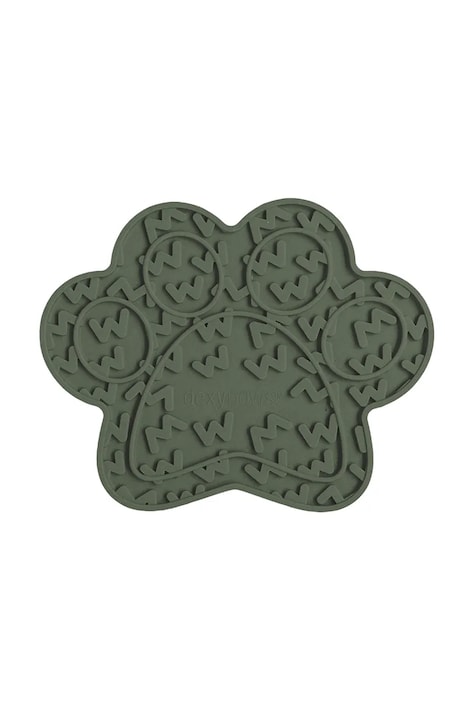 Dexypaws tappetino leccabile per animali domestici Paw Green Lick Mat