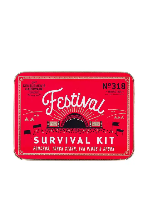 Gentelmen's Hardware κιτ φεστιβάλ Festival Survival Kit