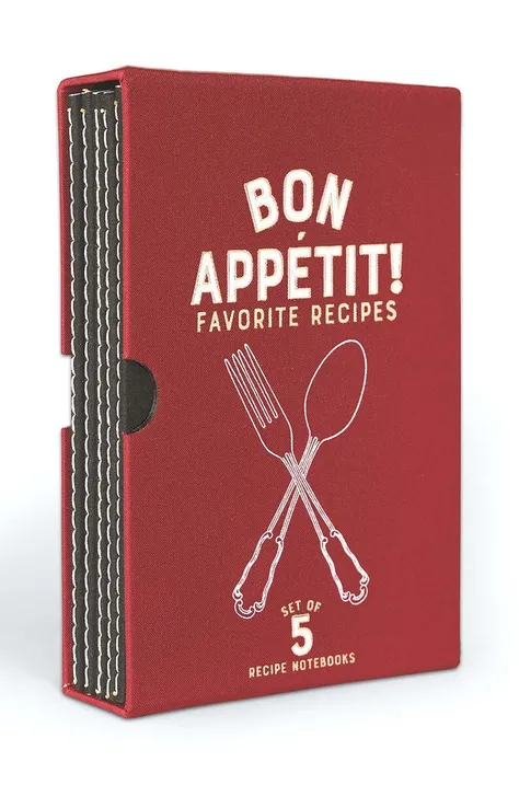 Designworks Ink komplet zvezkov za recepte Bon Appetit (5-pack)
