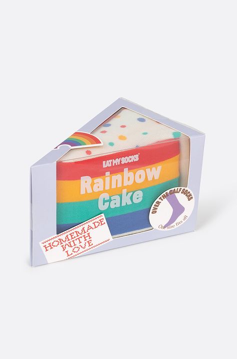 Eat My Socks Ponožky Rainbow Cake