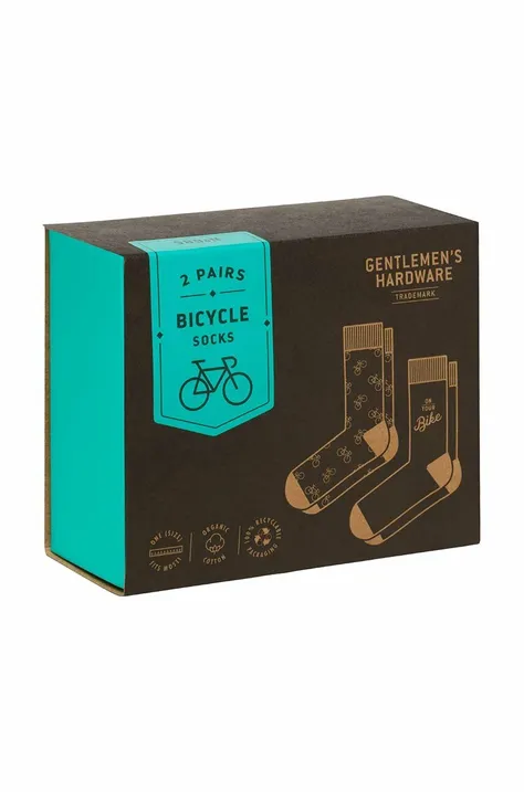 Gentlemen's Hardware skarpetki bawełniane Bike 2-pack