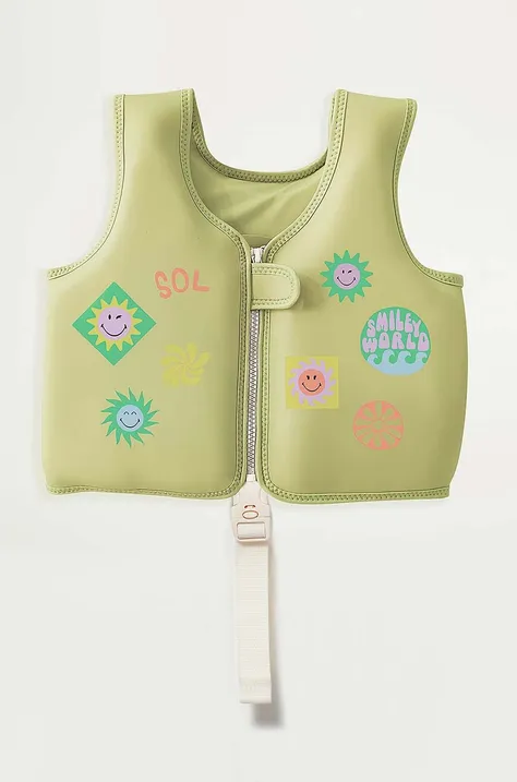 Dětská plavecká vesta SunnyLife SmileyWorld Sol Sea