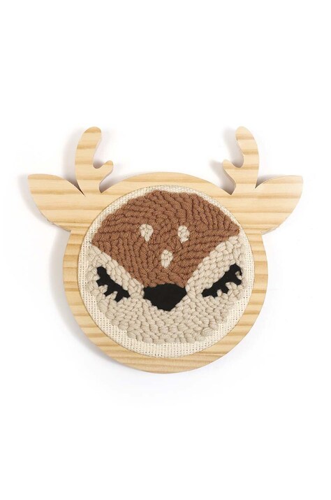 Graine Creative trusa de broderie Punch Needle Doe Kit