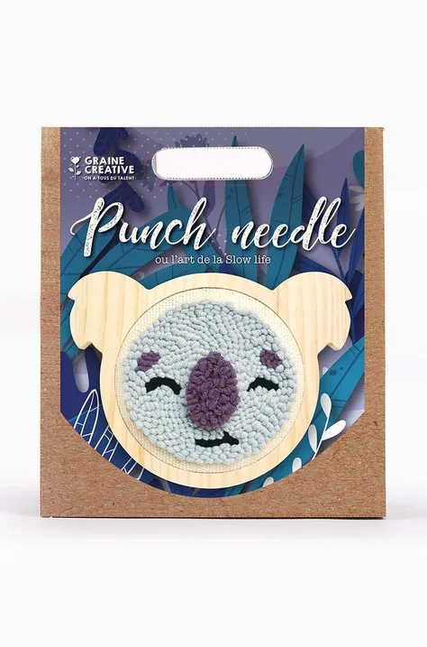 Graine Creative trusa de broderie Koala Punch Needle Kit