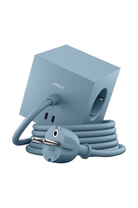 Μαγνητικός κύβος φόρτισης Avolt Square 1, 2 x USB, 1,8 m