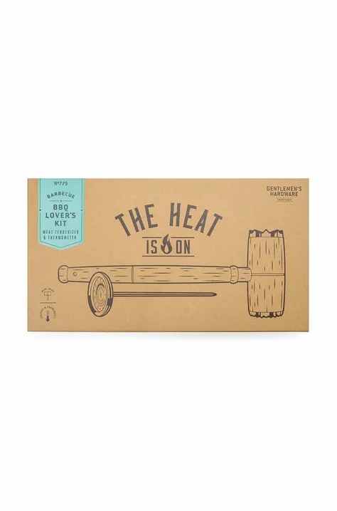 Gentlemen's Hardware set di untesili per barbecue BBQ Lovers Kit pacco da 2