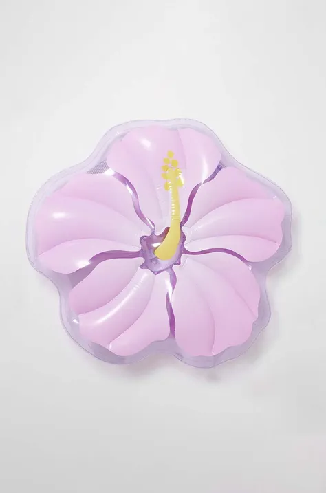 SunnyLife felfújható matrac úszáshoz Lie-On Float Hibiscus Pastel