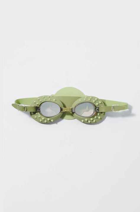 Дитячі окуляри для плавання SunnyLife Cookie the Croc Khaki