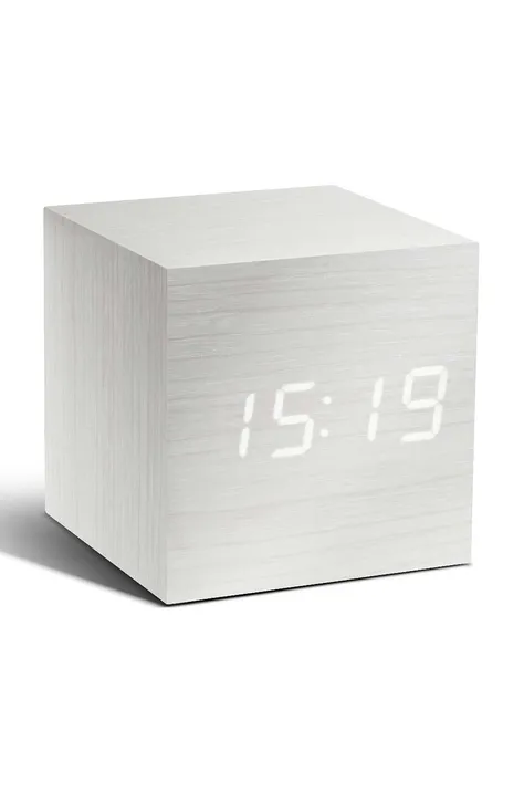 Namizna ura Gingko Design Cube Click Clock