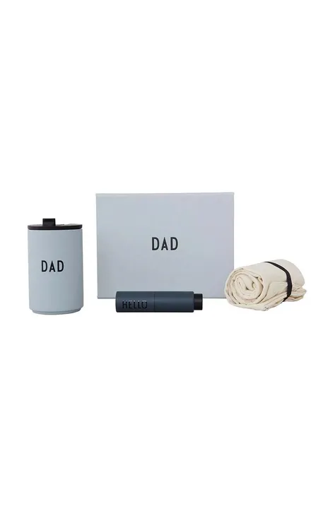 Подаръчен комплект за бащи Design Letters Daddy (4 броя)