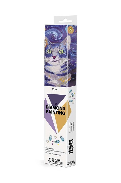 Graine Creative kit de bricolaj Diamond Painting Chat