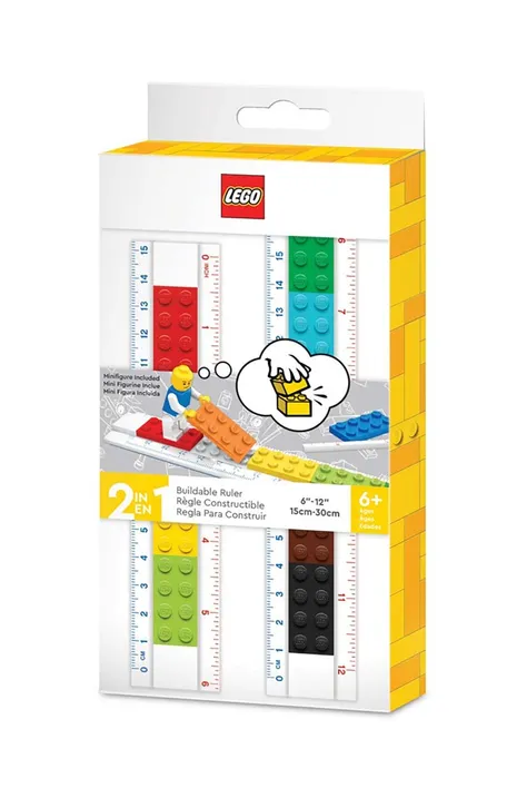 Lego linijka z klocków