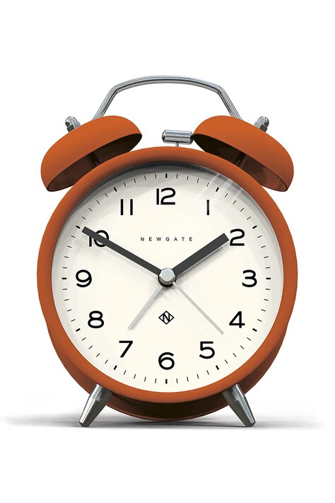 Newgate ceas cu alarmă Charlie Bell Echo Alarm Clock culoarea portocaliu