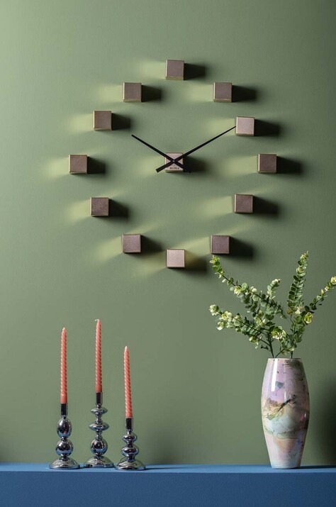 Настінний годинник Karlsson DIY Cubic Metallic — фото 4