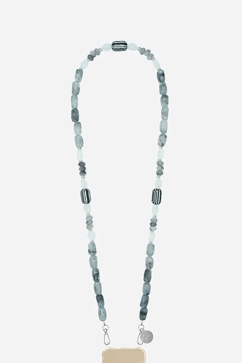 Αλυσίδα τηλεφώνου LaCoqueFrançaise Divya 120 cm χρώμα: μπλε