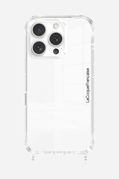 Кейс за телефон LaCoqueFrançaise iPhone 16 Pro в прозрачен цвят