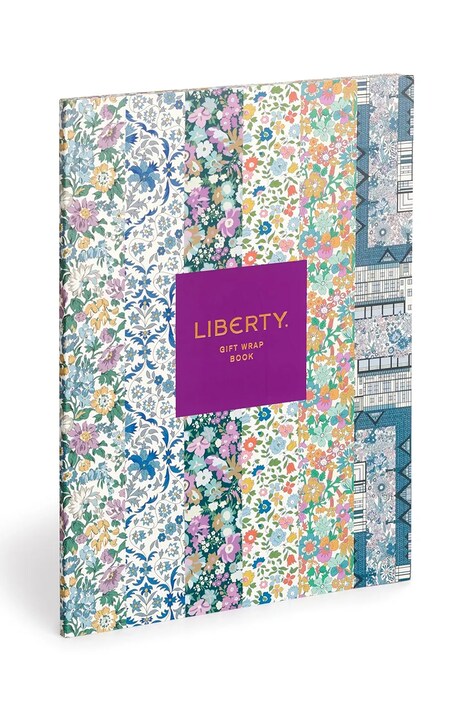 Хартия за опаковане на подаръци Galison Liberty Gift Wrap Book