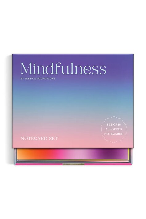 Комплект пощенски картички Galison Mindfulness by Jessica Poundstone 16-pack
