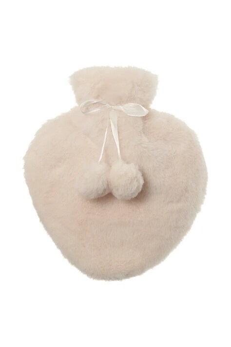 Грелка Aroma Home Cream Faux Fur Heart 1 L
