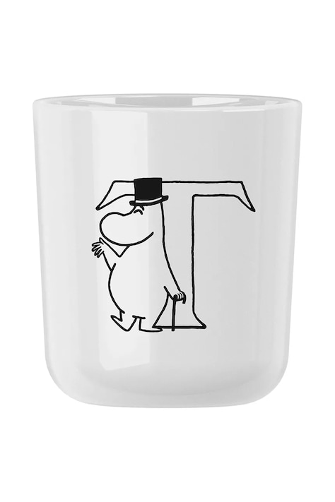 Rig-Tig cană Moomin ABC 200 ml culoarea alb