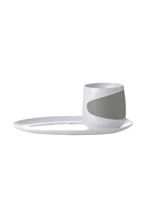 Чашка з блюдцем Stelton Embrace 400 ml