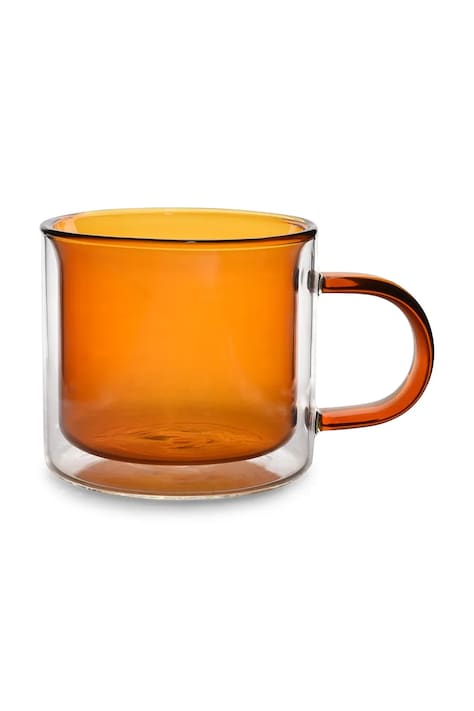 Komplet skodelic ONA 270 ml 2-pack oranžna barva
