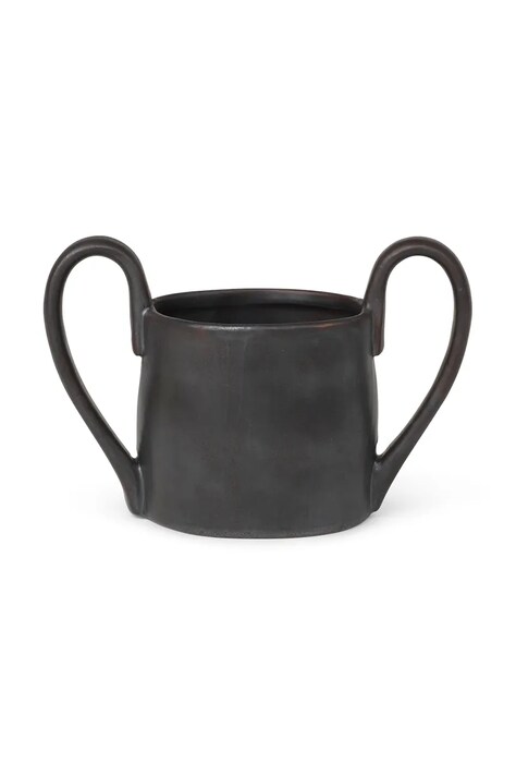 ferm LIVING ceasca Flow Kids Mug culoarea negru
