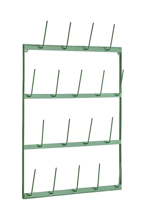 Madam Stoltz organizator de pahare 40 x 7 x 62 cm culoarea turcoaz