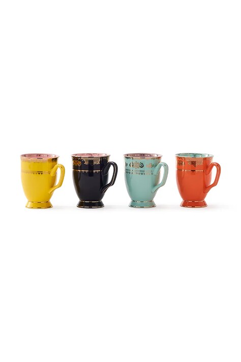 Pols Potten zestaw kubków 4-pack kolor multicolor